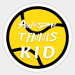 US Open Tennis Kid Tennis Ball Sticker